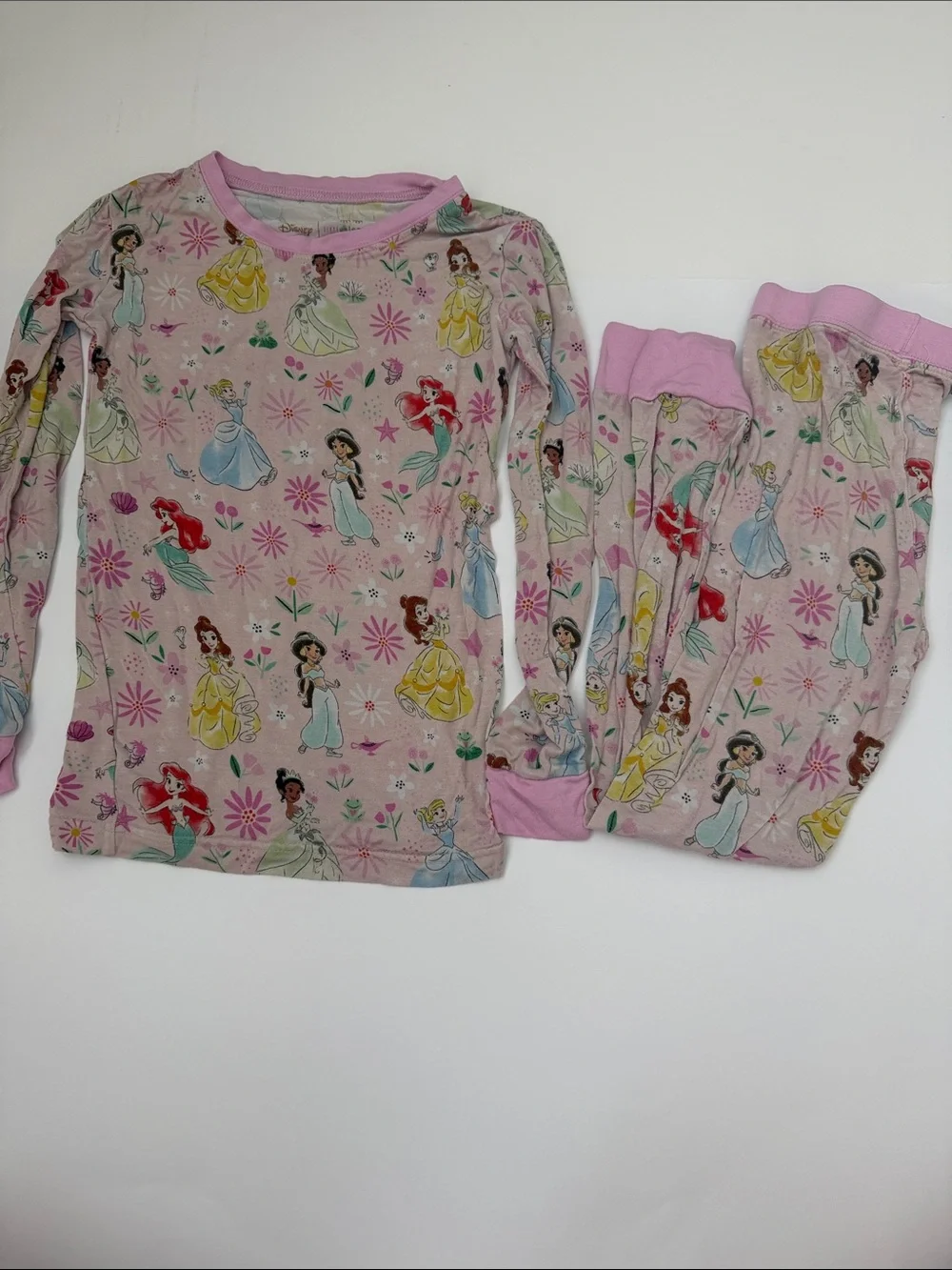 Little Sleepies x Disney Pink Princess Character Pajama Set